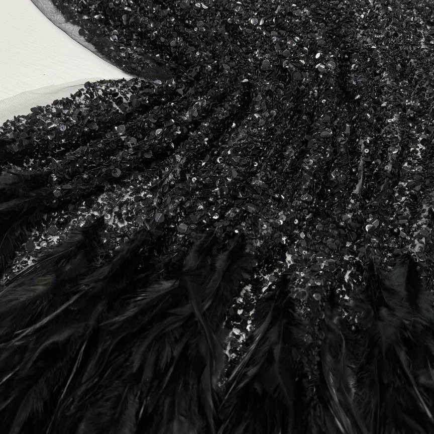 Сетка с вышивкой