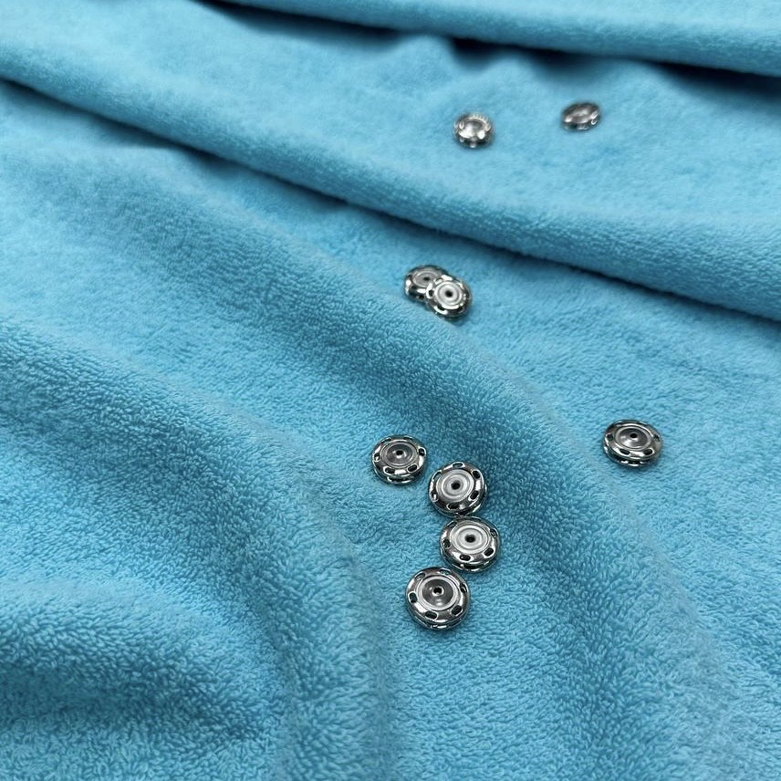 Махровое полотно голубое вискоза шир. 150 см