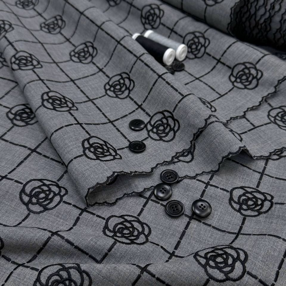 Костюмная Шанель, шерсть 100%, ширина 145 см