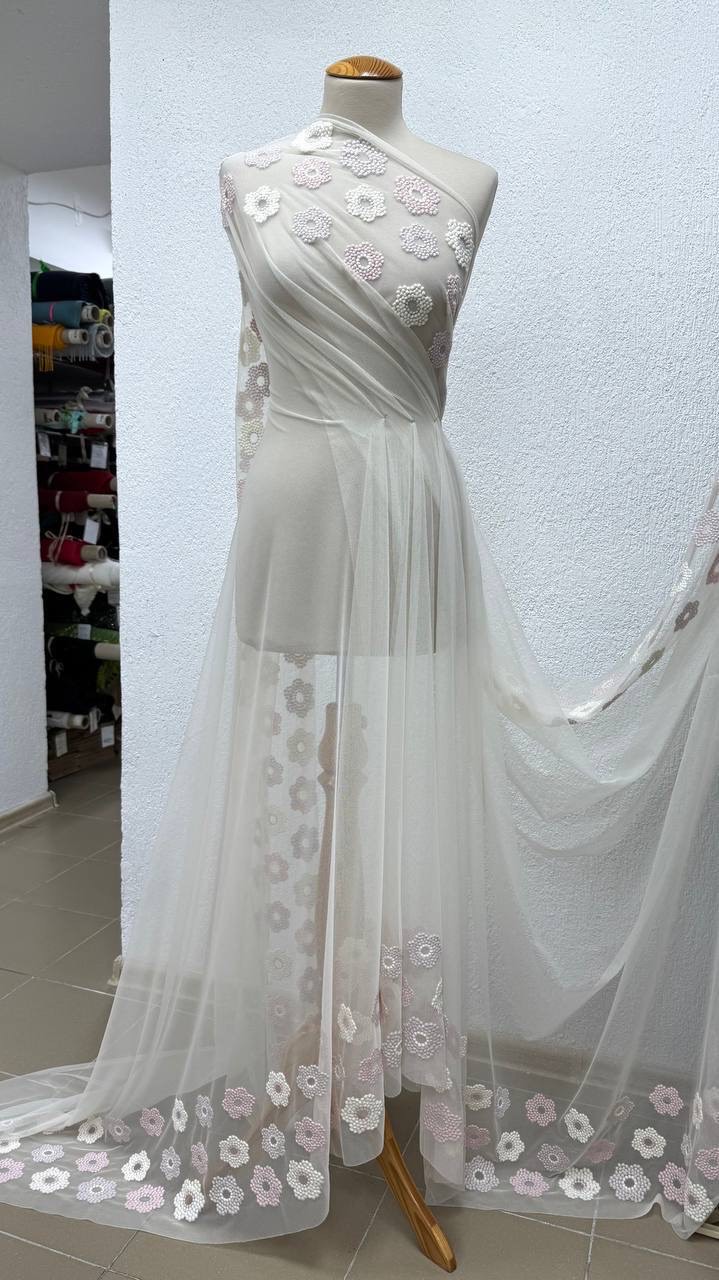 Сетка с вышивкой Ermanno Scervino