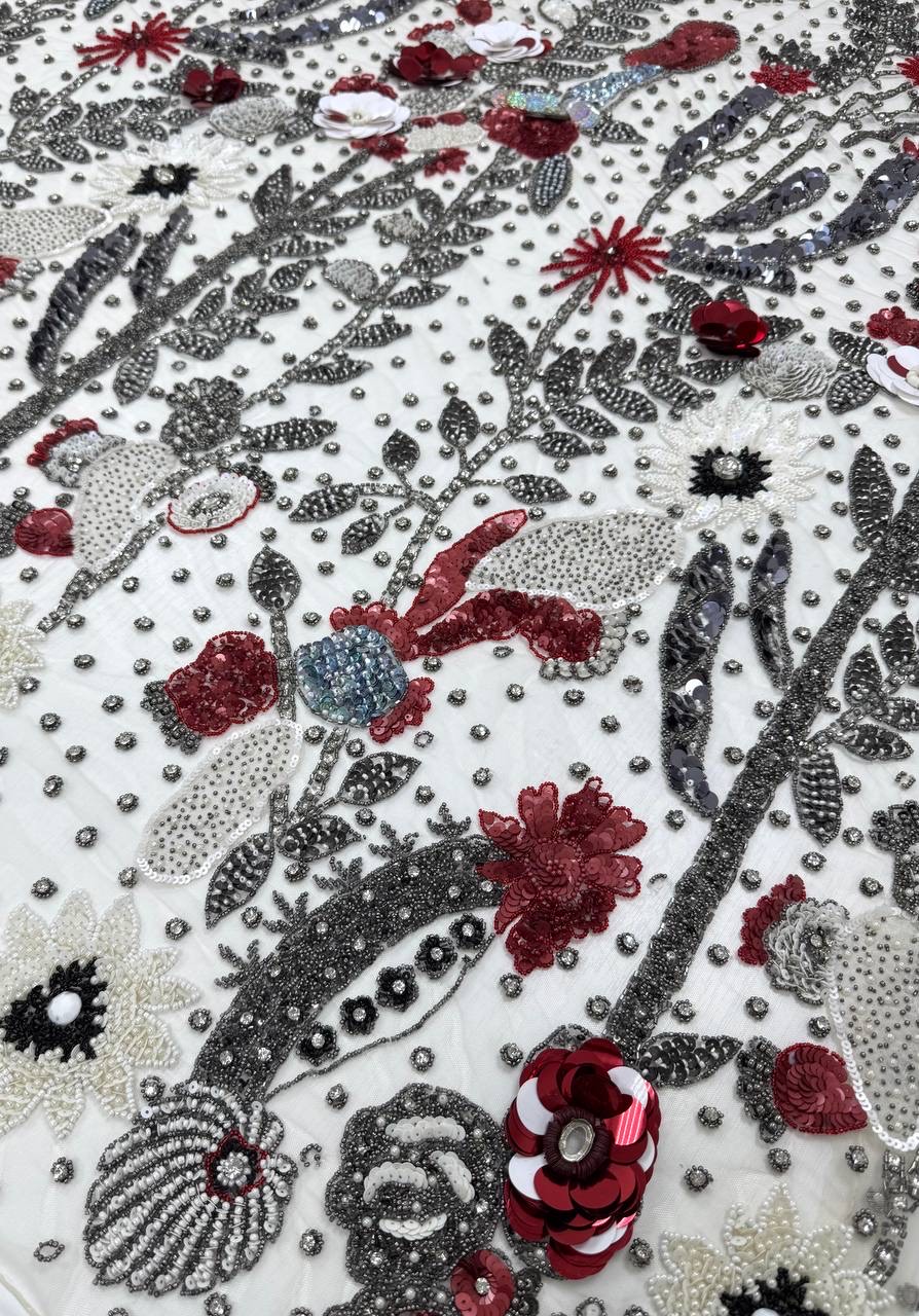 Расшивка на сетке