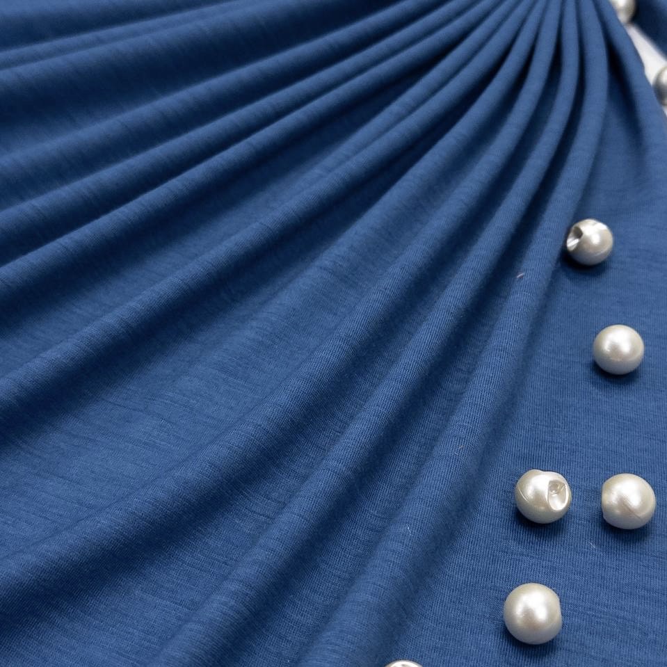 Трикотажн полотно морская волна Дзенья шир 130 см