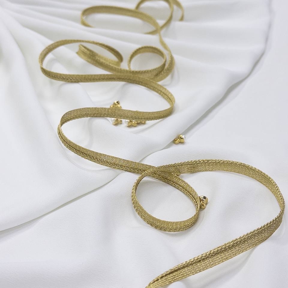 Плательная Версаче белая шир 120 см