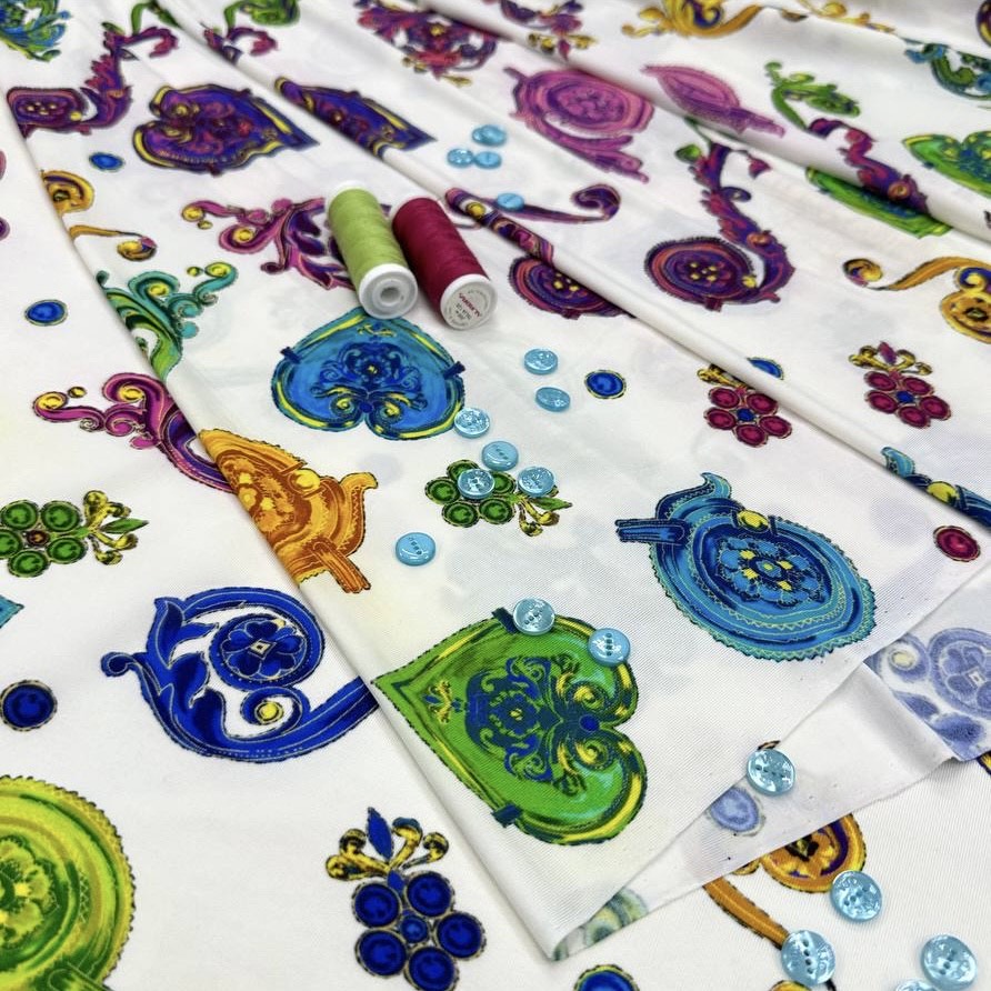 Трикотаж Версаче , вискоза , шир 125