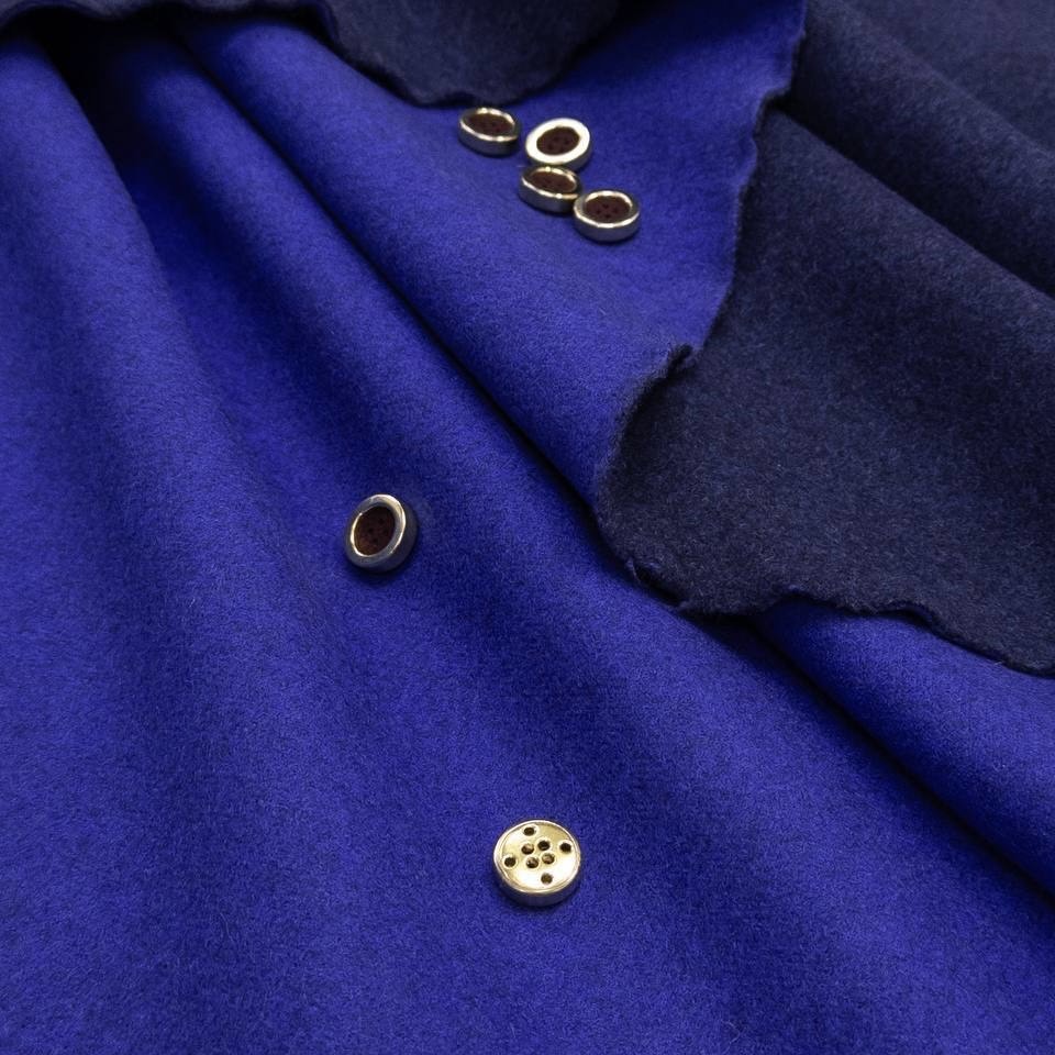 Пальтовый трикотаж Agnona, шерсть 90% п/а 8% эластан 2% , шир 145 см