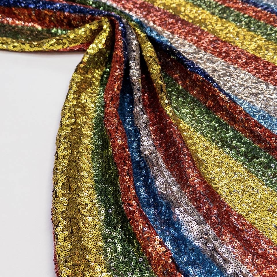 Пайетки на сетке ДГ, п\э 100%, ширина 115 см