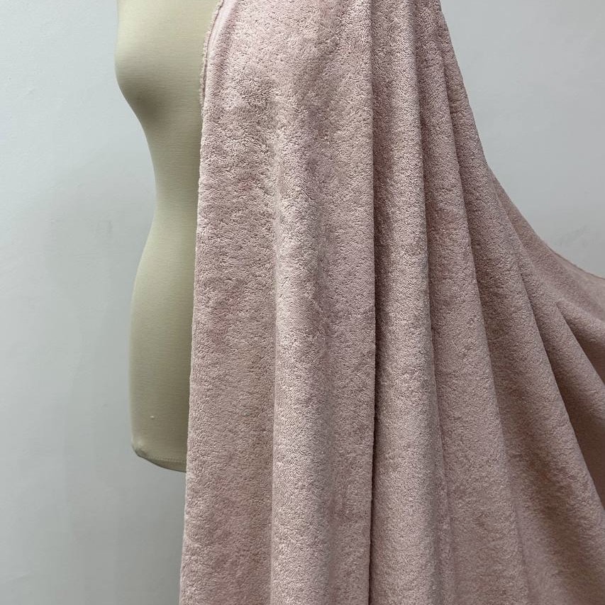 Махровое полотно розовое вискоза шир. 150 см