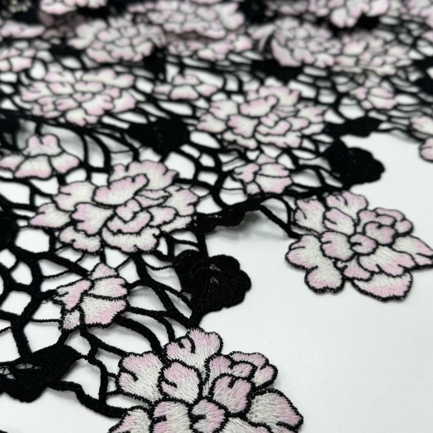 Кружевное полотно Ж.Б.Валли, хлопок 100%, ширина 120 см