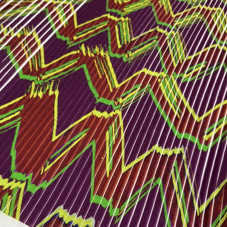 Гофре/сливовый,зеленый,салатовый,белый