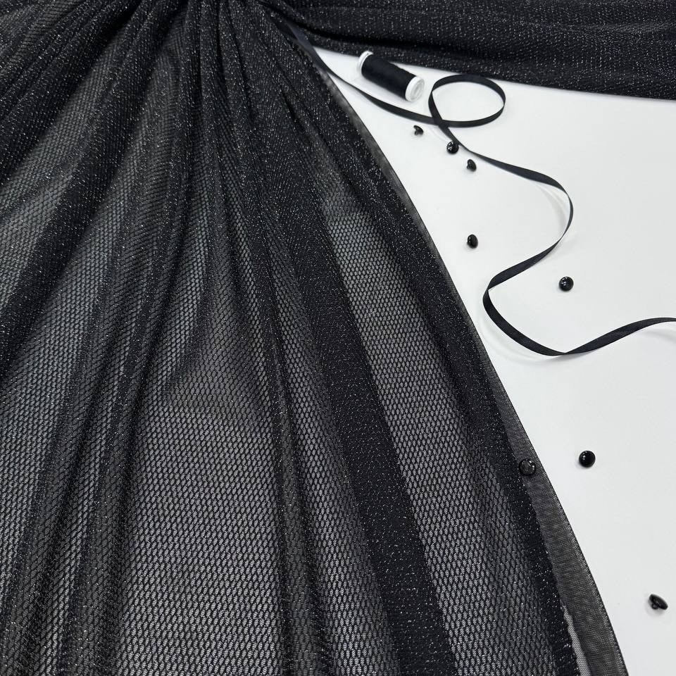 Трикотаж с люрексом, п\э 100%, ширина 130 см