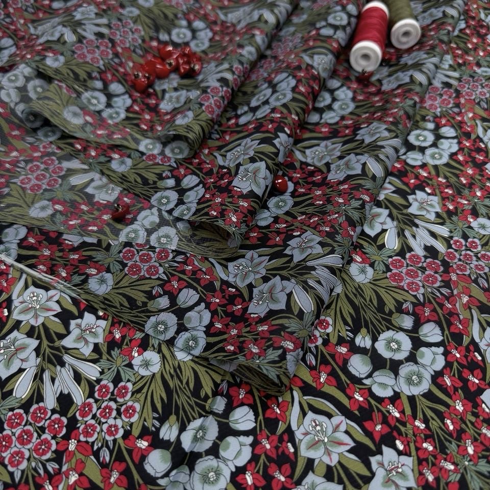 Плащевая Либерти, п\э 100%, ширина 148 см