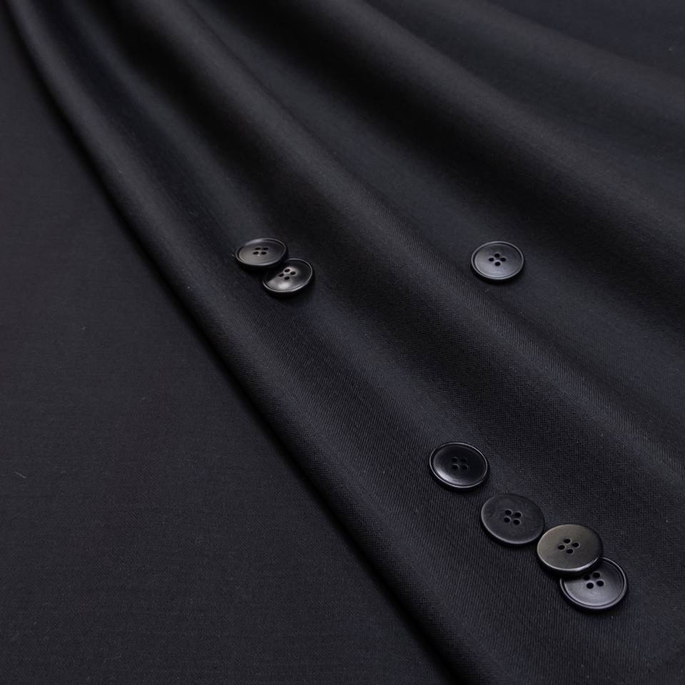 Костюмная шерсть/черный