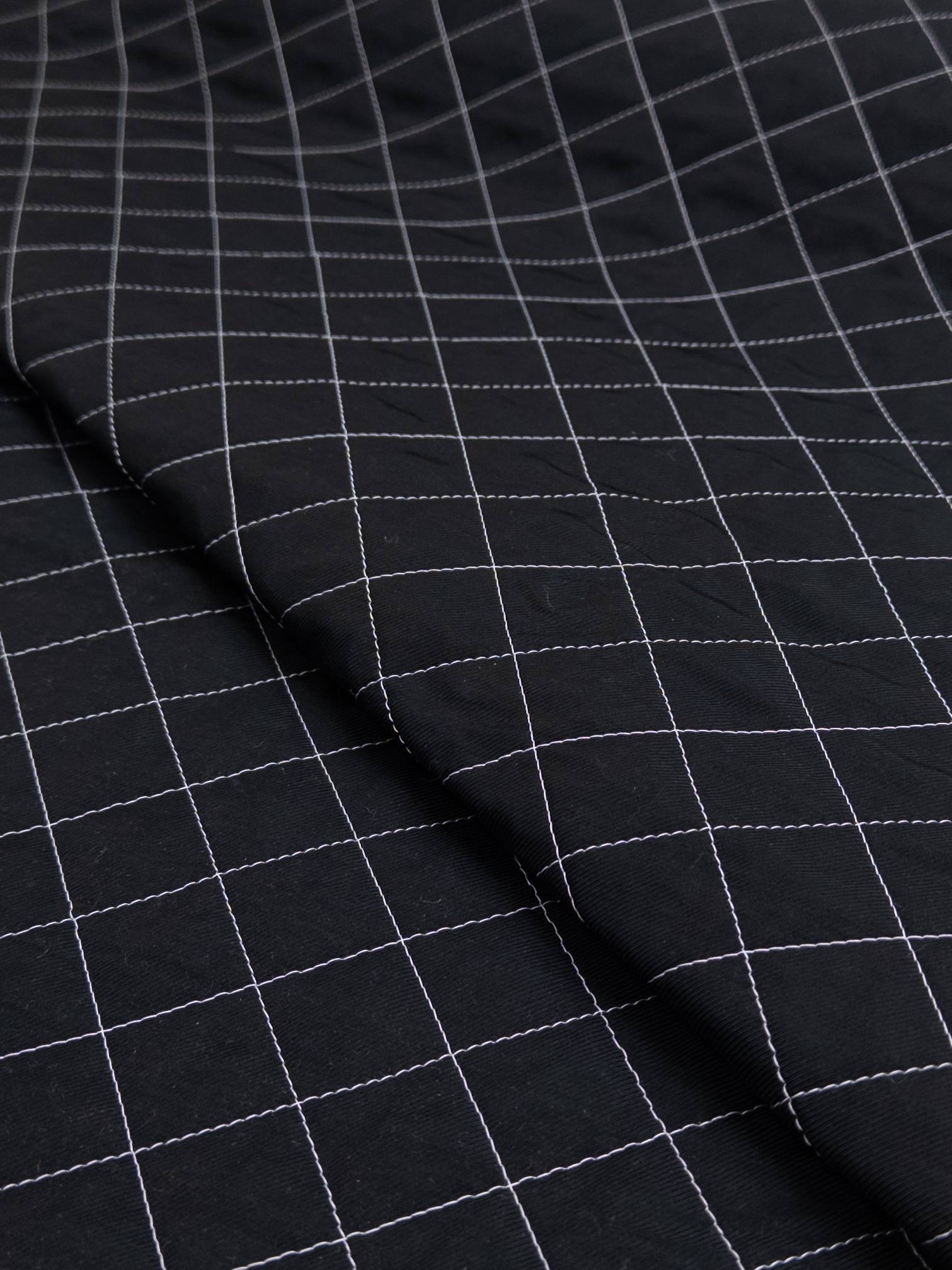 Стежка Шанель черная шир 135 см.