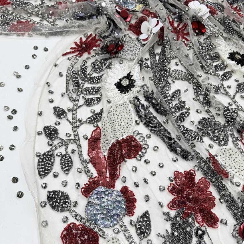 Расшивка на сетке