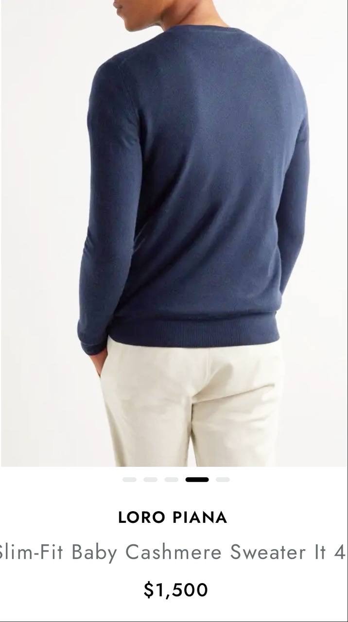 Трикотажное полотно Loro Piana