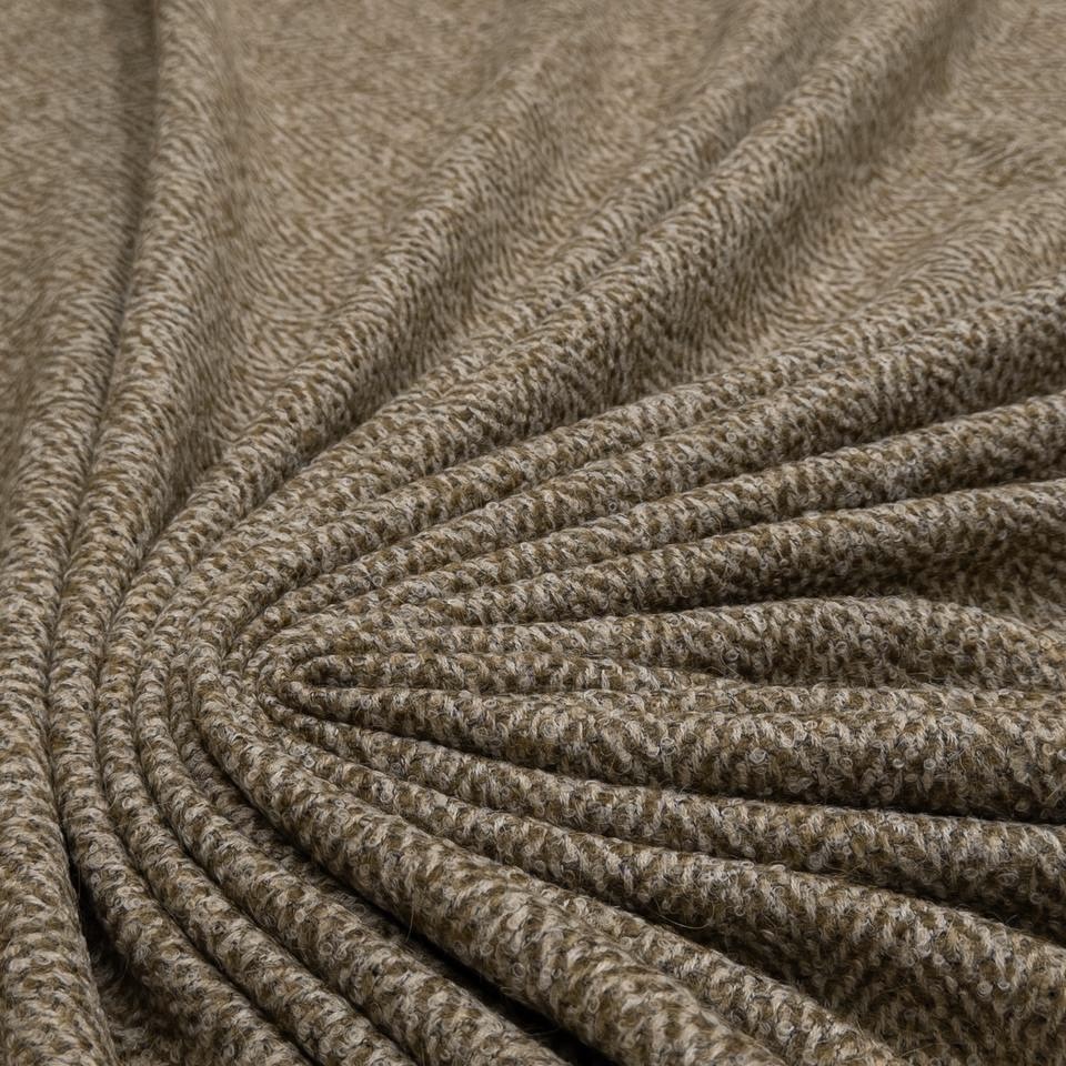 пальтовая коричневая белая шерсть мохер шир 150 см