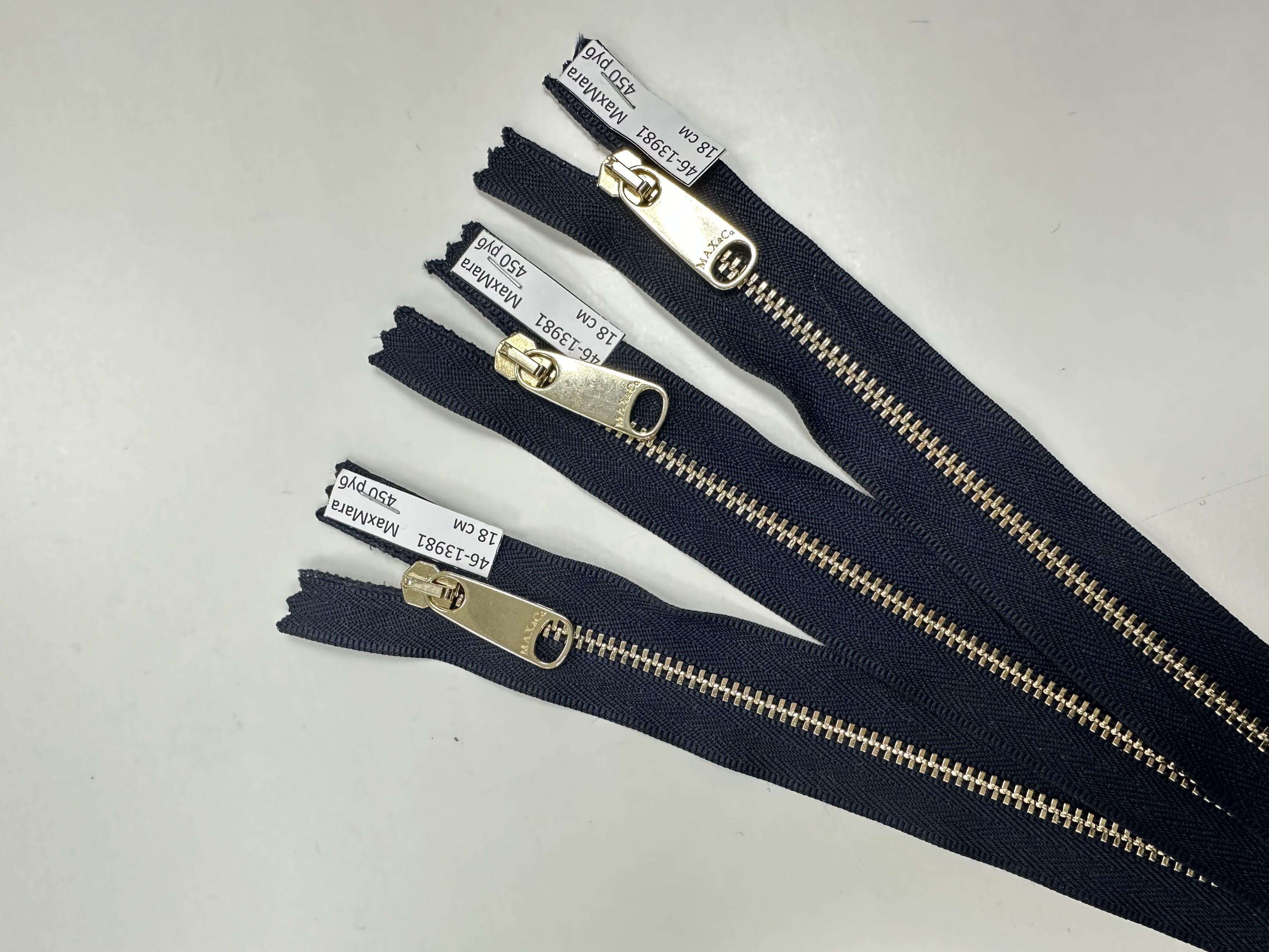 Молния Max Mara, 18 см, т.синий